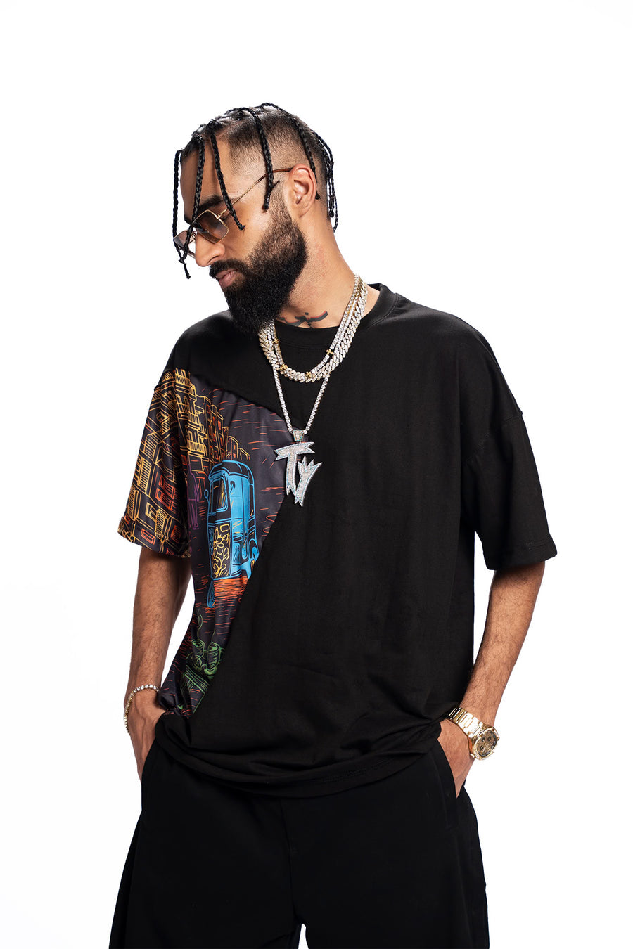 Roadside Story – Truck Art Black Tee