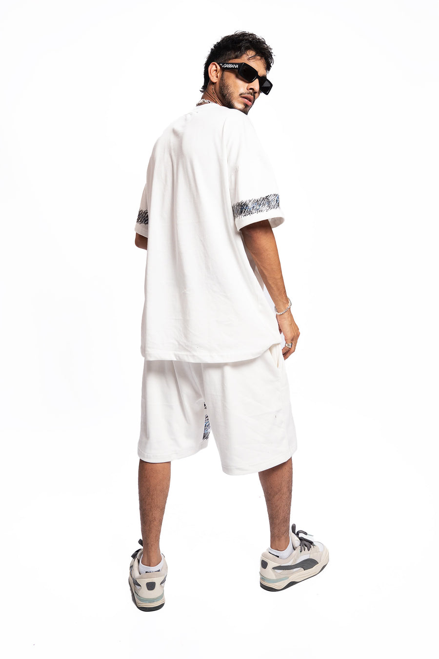 Midnight Booth – Oversized White Tee